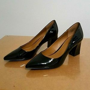 Black Patent Pumps